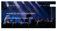 Desktop Screenshot of calvarychatt.com