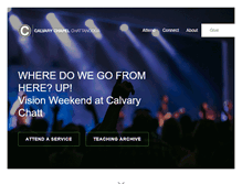 Tablet Screenshot of calvarychatt.com